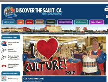 Tablet Screenshot of discoverthesault.ca